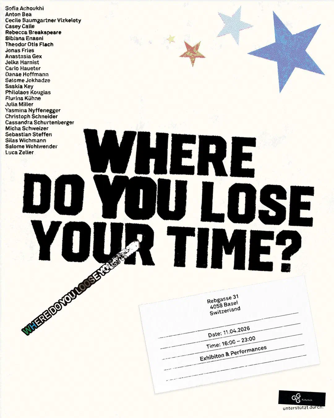 Where do you lose your time?